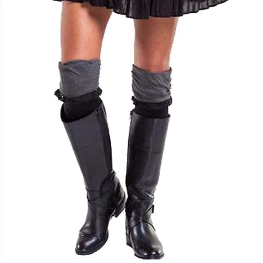 BOOTIGHTS, Betsey Burlap Jet Heather